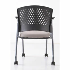 OfficeSource | Perch | Nesting Chair With Arms And Casters, Titanium Frame -COE DISTRIBUTING Shop per 3294tnsanp 04 12900.1641823058