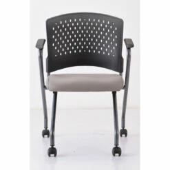 OfficeSource | Perch | Nesting Chair With Arms And Casters, Titanium Frame -COE DISTRIBUTING Shop per 3294tnsanp 08 75388.1645667817