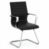 OfficeSource Tre Collection Executive Guest Sled Base Chair With Chrome Frame -COE DISTRIBUTING Shop per 50828abk 01 67157.1643914987