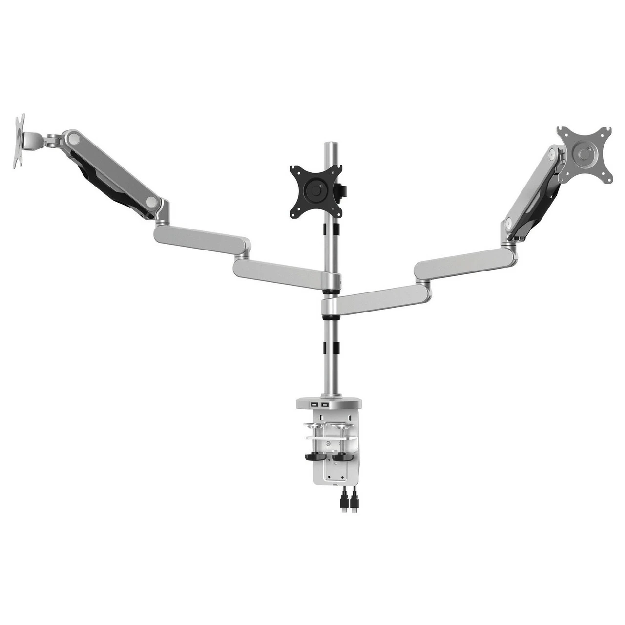 OfficeSource Monitor Arms Triple Monitor Arm - Silver 3 OfficeSource Monitor Arms Triple Monitor Arm - Silver