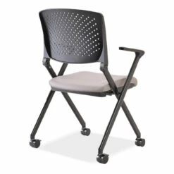 OfficeSource | Julep | Nesting Chair With Arms And Casters, Black Frame -COE DISTRIBUTING Shop per 5494nsanp 03 13262.1643740433