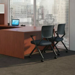 OfficeSource | Julep | Nesting Chair With Arms And Casters -COE DISTRIBUTING Shop per 5494nsfbk 12 19672.1680110969