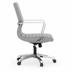 OfficeSource | Tre Lite Collection | Executive Mid Back Chair With Chrome Frame -COE DISTRIBUTING Shop per 60821agr 02 11685.1665002247