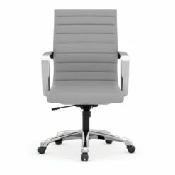 OfficeSource | Tre Lite Collection | Executive Mid Back Chair With Chrome Frame -COE DISTRIBUTING Shop per 60821agr 08 18676.1680618262