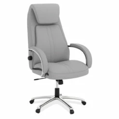 OfficeSource | Bradley | Executive High Back Chair With Chrome Frame