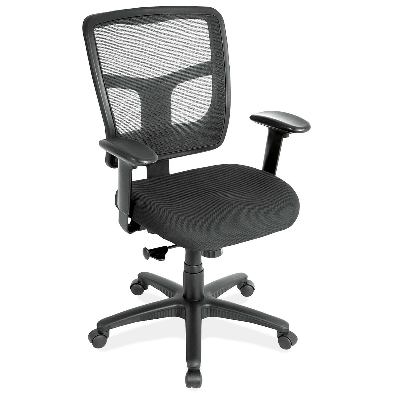 OfficeSource | Crusader | Mesh Back, Basic Task Chair W/Arms & Black Frame 3 OfficeSource | Crusader | Mesh Back, Basic Task Chair W/Arms & Black Frame