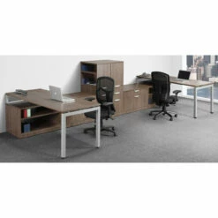 OfficeSource | CoolMesh | Swivel Tilt, High Back Chair With Black Frame - Fabric -COE DISTRIBUTING Shop per 7721ansfbk 12 31588.1641824411