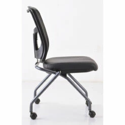 OfficeSource CoolMesh Collection Armless Nesting Chair With Titanium Gray Frame 15 OfficeSource CoolMesh Collection Armless Nesting Chair With Titanium Gray Frame -COE DISTRIBUTING Shop per 7774tnsabk 02 23689.1641823503
