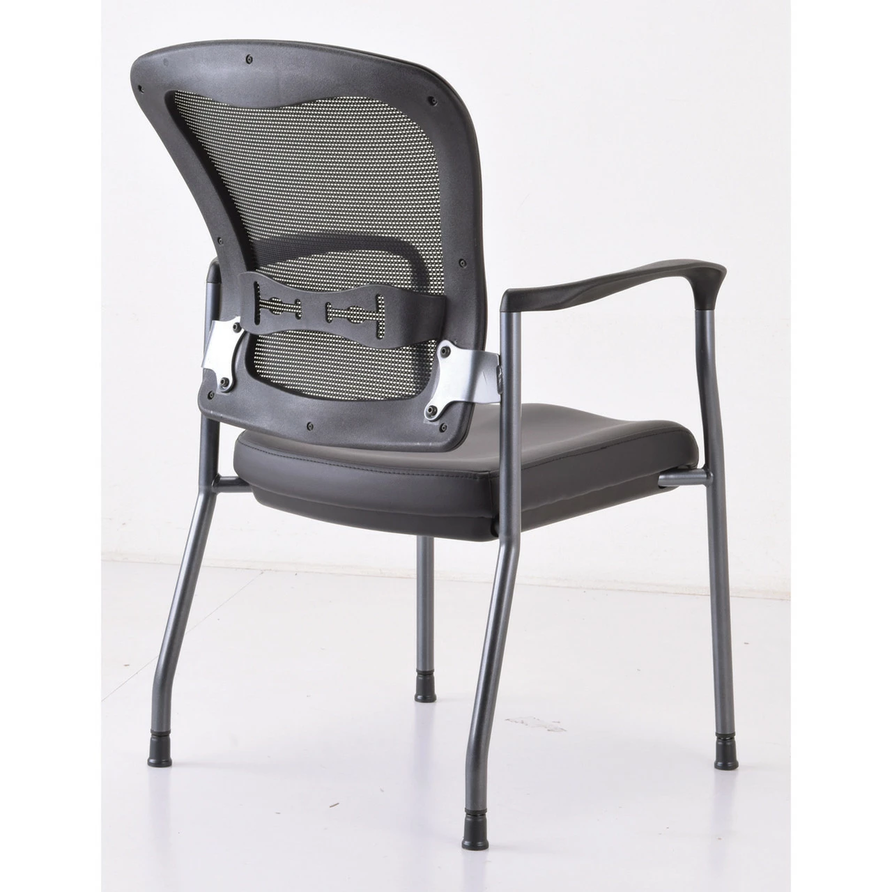 OfficeSource | CoolMesh | Mesh Back Guest Chair With Arms And Titanium Gray Frame - Antimicrobial 5 OfficeSource | CoolMesh | Mesh Back Guest Chair With Arms And Titanium Gray Frame - Antimicrobial - Image 3