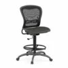 OfficeSource | Spice | Armless, Mesh Back Task Stool With Mesh Seat And Back, Footring And Titanium Steel Base -COE DISTRIBUTING Shop per 7851nsfbk 34450.1691501032