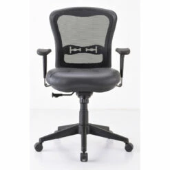 OfficeSource | Spice | Mesh Mid Back Chair With Black Leather Seat 11 OfficeSource | Spice | Mesh Mid Back Chair With Black Leather Seat -COE DISTRIBUTING Shop per 7854anslbk 08 53621.1641825734
