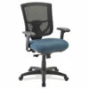 OfficeSource | CoolMesh Pro Collection | Mesh Back Task Chair With Antimicrobial Upholstered Seat, Adjustable Arms And Black Frame -COE DISTRIBUTING Shop per 8011ansaco 01 01461.1665002124