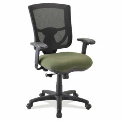 OfficeSource | CoolMesh Pro Collection | Mesh Back Task Chair With Antimicrobial Upholstered Seat, Adjustable Arms And Black Frame -COE DISTRIBUTING Shop per 8011ansaol 01 28336.1665002124