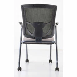 OfficeSource | CoolMesh Pro Collection | Mesh Back Nesting Chair With Antimicrobial Upholstered Seat And Titanium Frame -COE DISTRIBUTING Shop per 8094tnsanp 04 37648.1665002106