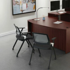 OfficeSource | Triumph | Armless Flex Back Nesting Chair -COE DISTRIBUTING Shop per 90094nsfbk 12 1 36476.1680113261