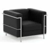 OfficeSource Madison Collection Club Chair With Chrome Exposed Frame -COE DISTRIBUTING Shop per 9281abk 01 91099.1641822878