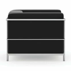 OfficeSource Madison Collection Club Chair With Chrome Exposed Frame -COE DISTRIBUTING Shop per 9281abk 02 34058.1643930708