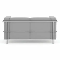 OfficeSource Madison Collection Loveseat With Chrome Exposed Frame -COE DISTRIBUTING Shop per 9282agr 04 92847.1657731090