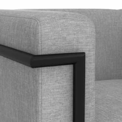 OfficeSource Framed Collection Club Chair With Matte Black Metal Frame -COE DISTRIBUTING Shop per 9285gt 10 69857.1646766384