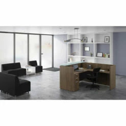OfficeSource | Integrate | Armless Modular Chair With Silver Post Legs -COE DISTRIBUTING Shop per 9780abk 12 1 67558.1672245428