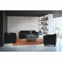 OfficeSource Manhattan Collection Manhattan Loveseat -COE DISTRIBUTING Shop per 9882lbk 12 36710.1641822398