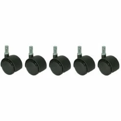 OfficeSource | CoolMesh Pro Collection | Soft Dual Wheel Casters - Set Of 5