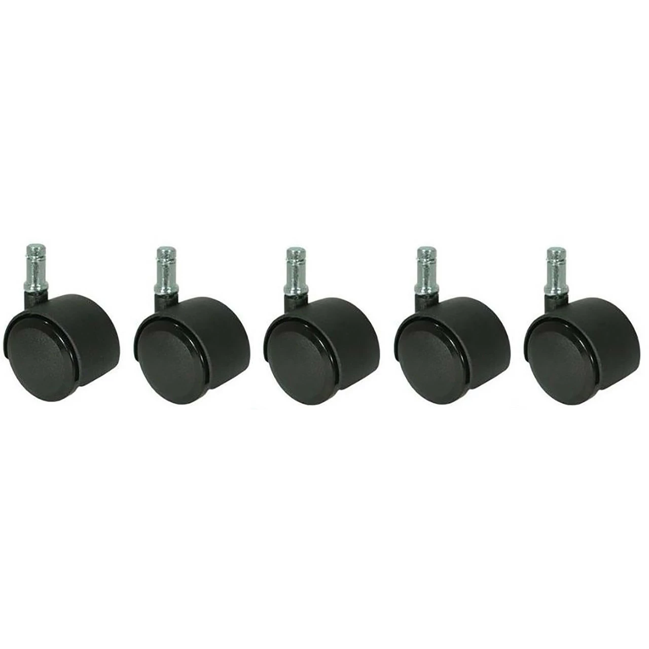 OfficeSource | CoolMesh Pro Collection | Soft Dual Wheel Casters - Set Of 5 4 OfficeSource | CoolMesh Pro Collection | Soft Dual Wheel Casters - Set Of 5 - Image 2