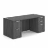 OfficeSource OS Laminate Collection Double Full Pedestal Desk - 71'' X 30'' -COE DISTRIBUTING Shop per dblfdpl105cg 01 04716.1649439930