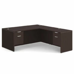 OfficeSource OS Laminate Collection Double 3/4 Pedestal ''L'' Desk - 71'' X 36'' -COE DISTRIBUTING Shop per dblhlpl101es 01 75175.1649440242