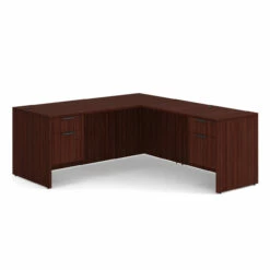 OfficeSource OS Laminate Collection Double 3/4 Pedestal ''L'' Desk - 71'' X 30'' -COE DISTRIBUTING Shop per dblhlpl105mh 01 17678.1649440295