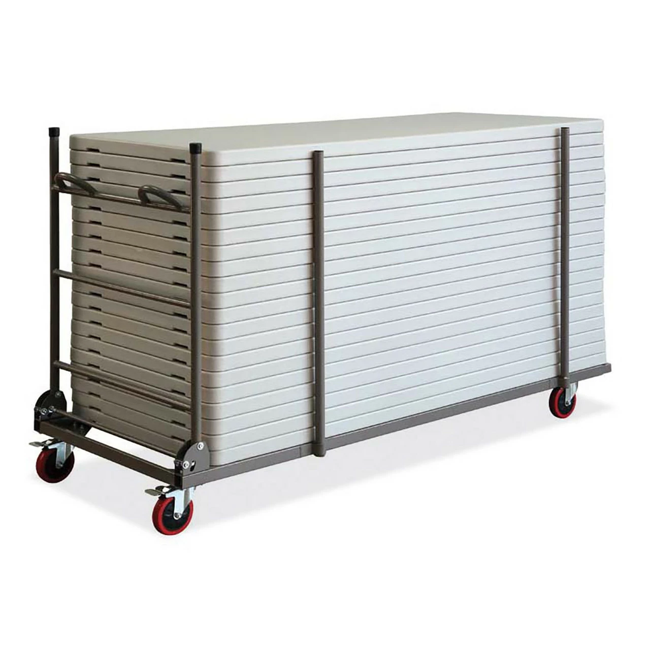 OfficeSource | Blow Molded Folding Tables | Rectangular Table Cart 3 OfficeSource | Blow Molded Folding Tables | Rectangular Table Cart