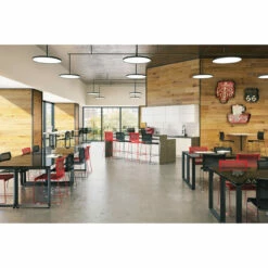 OfficeSource | Variant Collection | Rectangular Glass Top - 60"W X 24"D -COE DISTRIBUTING Shop per pgt2460bk 12 96597.1653502233