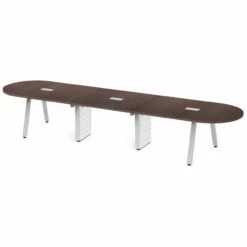 OfficeSource | OS Conference/Multi-Purpose | Half Racetrack Conference Table Top - Requires Base -COE DISTRIBUTING Shop per pl138thalfmw 01 29376.1675710170