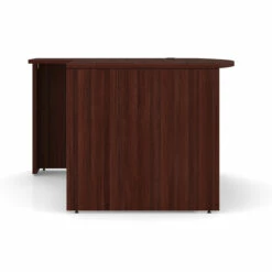 OfficeSource OS Laminate Collection Bow Front Desk With Left Corner Extension -COE DISTRIBUTING Shop per pl177lmh 02 49912.1649189067