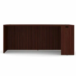OfficeSource OS Laminate Collection Bow Front Desk With Right Corner Extension -COE DISTRIBUTING Shop per pl177rmh 08 61976.1649187117