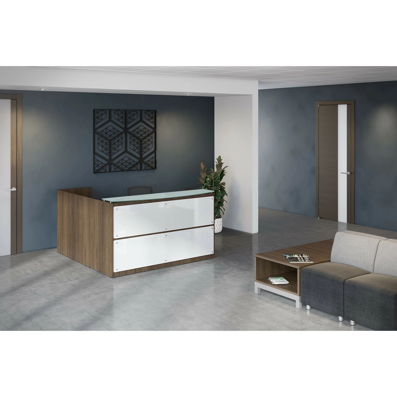 OfficeSource OS Laminate Collection Reception Return Shell 5 OfficeSource OS Laminate Collection Reception Return Shell - Image 3