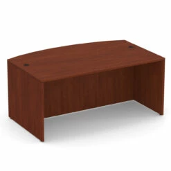 OfficeSource OS Laminate Collection Bow Front Desk Shell - 66''W -COE DISTRIBUTING Shop per pl187ch 01 13295.1649187216