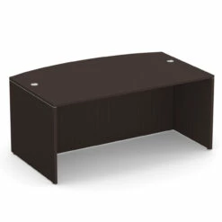 OfficeSource OS Laminate Collection Bow Front Desk Shell - 66''W -COE DISTRIBUTING Shop per pl187es 01 99186.1649187215