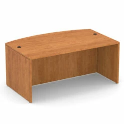 OfficeSource OS Laminate Collection Bow Front Desk Shell - 66''W -COE DISTRIBUTING Shop per pl187hn 01 40465.1649187216