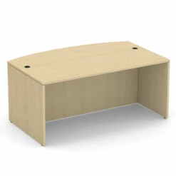 OfficeSource OS Laminate Collection Bow Front Desk Shell - 66''W -COE DISTRIBUTING Shop per pl187ma 01 13295.1649187216