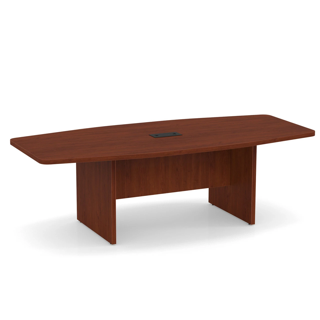 OfficeSource | OS Conference Tables | Boat Shaped Conference Table With Slab Base - 95" 5 OfficeSource | OS Conference Tables | Boat Shaped Conference Table With Slab Base - 95" - Image 3