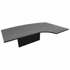 OfficeSource | OS Laminate | Right Porkchop Top With Modesty Panel