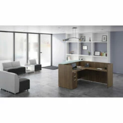 OfficeSource | OS Laminate Collection | Pedestal Tables Metal 4 Leg Base For PL9997 -COE DISTRIBUTING Shop per pl9998si 12 2 93308.1664208833