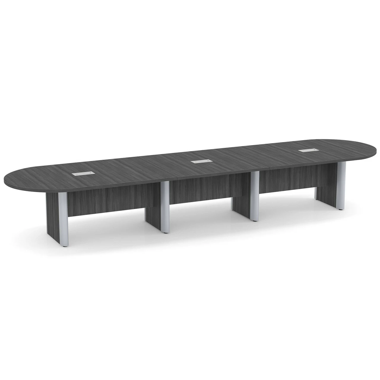 OfficeSource | OS Laminate Conference Tables | Expandable Racetrack Conference Table With Elliptical Base - 16' 3 OfficeSource | OS Laminate Conference Tables | Expandable Racetrack Conference Table With Elliptical Base - 16'