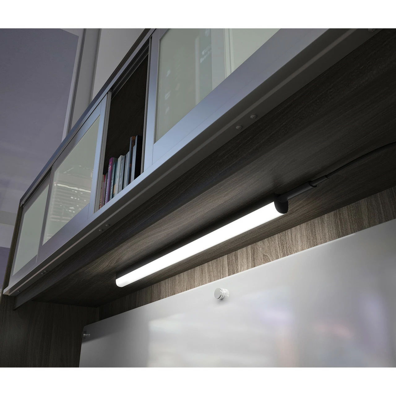 OfficeSource | Task Lighting | 24" Energy Efficient Fluorescent Compact Task Light With Dimmer 4 OfficeSource | Task Lighting | 24" Energy Efficient Fluorescent Compact Task Light With Dimmer - Image 2