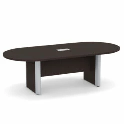 OfficeSource | OS Conference Tables | Racetrack Conference Table With Elliptical Base