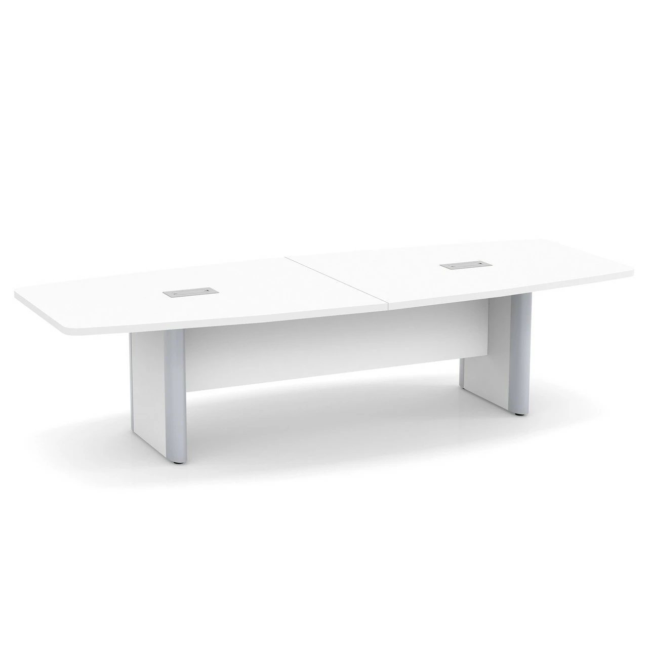 OfficeSource | OS Conference Tables | Boat Shaped Conference Table With Elliptical Base - 10' 8 OfficeSource | OS Conference Tables | Boat Shaped Conference Table With Elliptical Base - 10' - Image 6