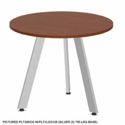 OfficeSource Conference/Multi-Purpose Tables Tri-Leg -COE DISTRIBUTING Shop per pltvleg128si 02 19000.1641824388
