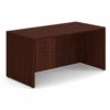 OfficeSource OS Laminate Collection Single 3/4 Pedestal Desk - 60" X 30" -COE DISTRIBUTING Shop per sglhdp103mh 01 16444.1665169452
