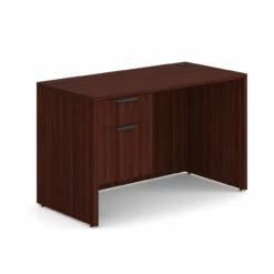 OfficeSource OS Laminate Collection Single 3/4 Pedestal Desk - 48" X 24" -COE DISTRIBUTING Shop per sglhdp104mh 01 63324.1649440383